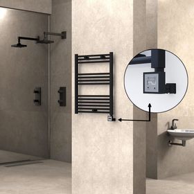 Haiti Elektrikli 300 Watt 600x800 cm Düz Mat Siyah KTX3 Termostatlı Havlupan