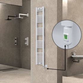 Haiti Elektrikli 300x1800 Düz Beyaz Parlak 600 watt Havlupan