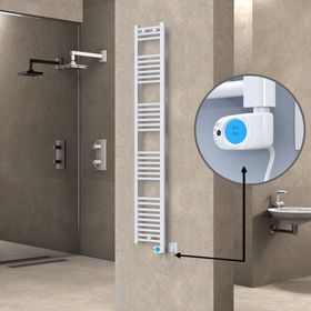 Haiti Elektrikli 300x1800 Düz Beyaz Parlak Musa Havlupan