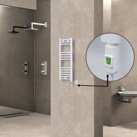 Haiti Elektrikli 300x800 Düz Beyaz Parlak 200 Watt Havlupan