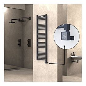Haiti Elektrikli 600 Watt 400x1500 cm Düz Antrasit KTX3 Termostatlı Havlupan