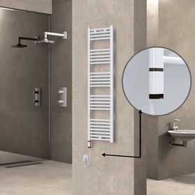 Haiti Elektrikli 600 Watt 400x1500 cm Düz Beyaz Oned On Off Termostatlı Sol Havlupan