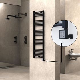 Haiti Elektrikli 600 Watt 400x1500 cm Düz Mat Siyah KTX3 Termostatlı Havlupan