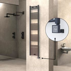 Haiti Elektrikli 600 Watt 400x1800 cm Düz Antrasit KTX3 Termostatlı Havlupan