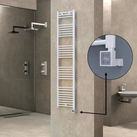 Haiti Elektrikli 600 Watt 400x1800 cm Düz Beyaz KTX3 Termostatlı Havlupan