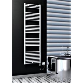 Haiti Elektrikli 600 Watt 400x1800 cm Düz Beyaz On Off Düğmeli Havlupan
