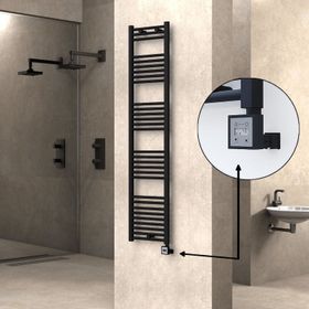 Haiti Elektrikli 600 Watt 400x1800 cm Düz Mat Siyah KTX3 Termostatlı Havlupan