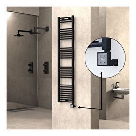 Haiti Elektrikli 600 Watt 400x1800 cm Düz Mat Siyah KTX3 Termostatlı Havlupan