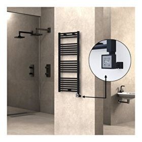 Haiti Elektrikli 600 Watt 500x1200 cm Düz Mat Siyah KTX3 Termostatlı Havlupan