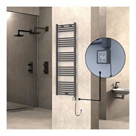 Haiti Elektrikli 600 Watt 500x1500 cm Düz Antrasit KTX3 Termostatlı Havlupan