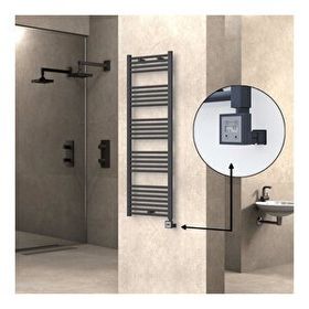 Haiti Elektrikli 600 Watt 500x1500 cm Düz Antrasit KTX3 Termostatlı Havlupan