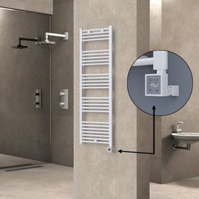 Haiti Elektrikli 600 Watt 500x1500 cm Düz Beyaz KTX3 Termostatlı Havlupan