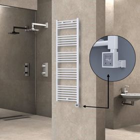 Haiti Elektrikli 600 Watt 500x1500 cm Düz Beyaz KTX3 Termostatlı Havlupan