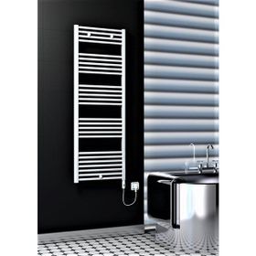 Haiti Elektrikli 600 Watt 500x1500 cm Düz Beyaz On Off Düğmeli Havlupan