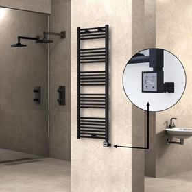 Haiti Elektrikli 600 Watt 500x1500 cm Düz Mat Siyah KTX3 Termostatlı Havlupan