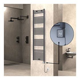 Haiti Elektrikli 600 Watt 500x1800 cm Düz Antrasit KTX3 Termostatlı Havlupan