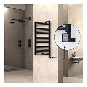 Haiti Elektrikli 600 Watt 600x1100 cm Düz Mat Siyah KTX3 Termostatlı Havlupan
