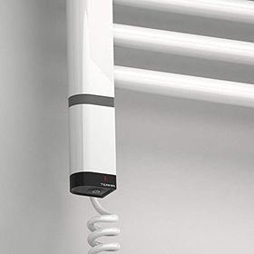 Haiti Elektrikli 600 Watt 600x1200 cm Düz Beyaz Oned On Off Termostatlı Sol Havlupan