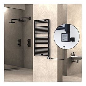 Haiti Elektrikli 600 Watt 600x1200 cm Düz Mat Siyah KTX3 Termostatlı Havlupan