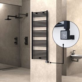 Haiti Elektrikli 600 Watt 600x1500 cm Düz Mat Siyah KTX3 Termostatlı Havlupan