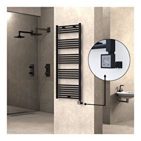 Haiti Elektrikli 600 Watt 600x1500 cm Düz Mat Siyah KTX3 Termostatlı Havlupan