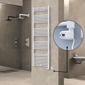 Haiti Elektrikli 900 Watt 600x1800 cm Düz Beyaz Thesis Termostatlı Havlupan