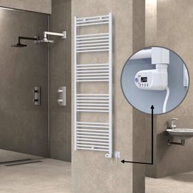 Haiti Elektrikli 900 Watt 600x1800 cm Düz Beyaz Thesis Termostatlı Havlupan