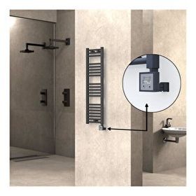 Haiti KTX3 Düz Antrasit 200 Watt 300x1100 cm Termostatlı Elektrikli Havlupan