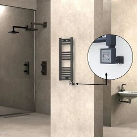 Haiti KTX3 Düz Antrasit 200 Watt 300x800 cm Termostatlı Elektrikli Havlupan