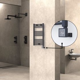 Haiti KTX3 Düz Antrasit 200 Watt 400x700 cm Termostatlı Elektrikli Havlupan
