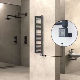 Haiti KTX3 Düz Antrasit 300 Watt 300x1200 cm Termostatlı Elektrikli Havlupan