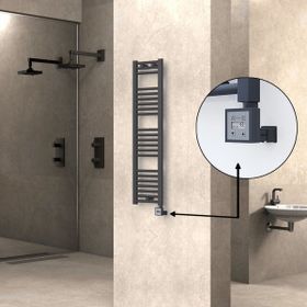 Haiti KTX3 Düz Antrasit 300 Watt 300x1200 cm Termostatlı Elektrikli Havlupan