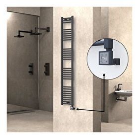 Haiti KTX3 Düz Antrasit 300 Watt 300x1800 cm Termostatlı Elektrikli Havlupan