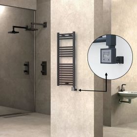 Haiti KTX3 Düz Antrasit 300 Watt 400x1000 cm Termostatlı Elektrikli Havlupan