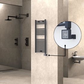Haiti KTX3 Düz Antrasit 300 Watt 400x1000 cm Termostatlı Elektrikli Havlupan