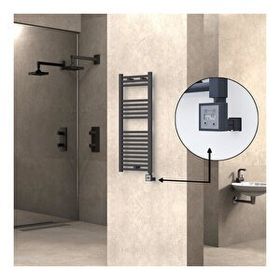Haiti KTX3 Düz Antrasit 300 Watt 400x1000 cm Termostatlı Elektrikli Havlupan