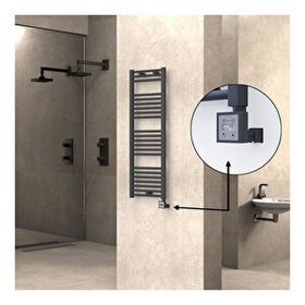Haiti KTX3 Düz Antrasit 300 Watt 400x1200 cm Termostatlı Elektrikli Havlupan