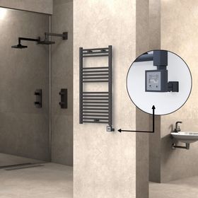 Haiti KTX3 Düz Antrasit 300 Watt 500x1000 cm Termostatlı Elektrikli Havlupan