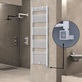 Haiti KTX3 Düz Beyaz 1000 Watt 600x1800 cm Termostatlı Elektrikli Havlupan