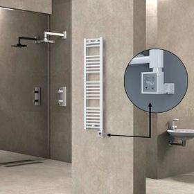 Haiti KTX3 Düz Beyaz 300 Watt 300x1200 cm Termostatlı Elektrikli Havlupan