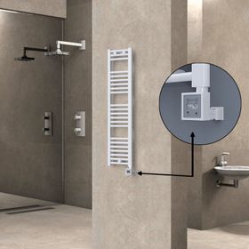 Haiti KTX3 Düz Beyaz 300 Watt 300x1200 cm Termostatlı Elektrikli Havlupan