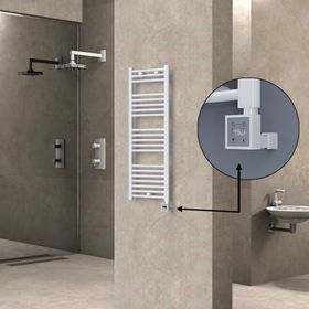 Haiti KTX3 Düz Beyaz 300 Watt 400x1100 cm Termostatlı Elektrikli Havlupan