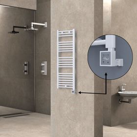 Haiti KTX3 Düz Beyaz 300 Watt 400x1100 cm Termostatlı Elektrikli Havlupan