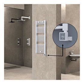 Haiti KTX3 Düz Beyaz 300 Watt 400x1100 cm Termostatlı Elektrikli Havlupan