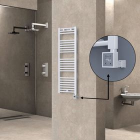 Haiti KTX3 Düz Beyaz 300 Watt 400x1200 cm Termostatlı Elektrikli Havlupan
