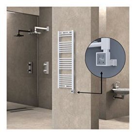 Haiti KTX3 Düz Beyaz 300 Watt 400x1200 cm Termostatlı Elektrikli Havlupan