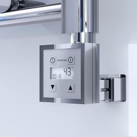 Haiti KTX3 Düz Krom 200 Watt 400x700 cm Termostatlı Elektrikli Havlupan