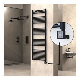 Haiti KTX3 Düz Mat Siyah 1000 Watt 600x1800 cm Termostatlı Elektrikli Havlupan