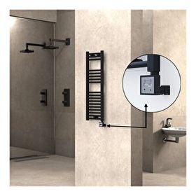 Haiti KTX3 Düz Mat Siyah 200 Watt 300x1000 cm Termostatlı Elektrikli Havlupan