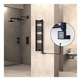 Haiti KTX3 Düz Mat Siyah 200 Watt 300x1100 cm Termostatlı Elektrikli Havlupan
